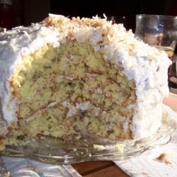 Rogene's Coconut Cake With Coconut Cream Cheese Frosting