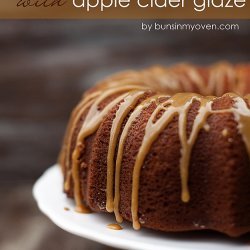 Glazed Apple Cider Pound Cake