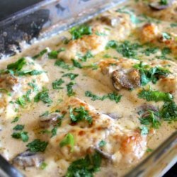 Creamy baked chicken breasts