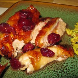 Roast Duck With Cranberry Glaze