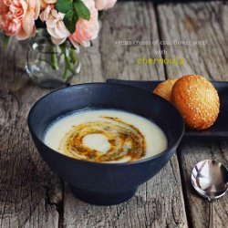  Cream  of Cauliflower Soup (Vegan)