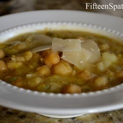 Leek and Chickpea Soup