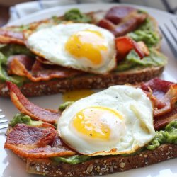Open-faced Breakfast Sandwiches for Two