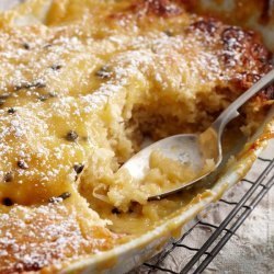 Passionfruit Saucing Pudding