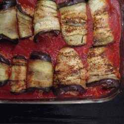Eggplant Rolls W/ Tomato Sauce