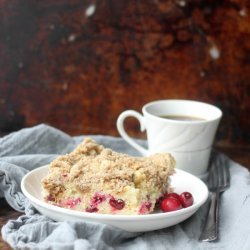 Cranberries-Sour Cream Cake