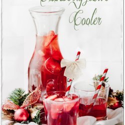 Cranberry and Strawberry Cooler
