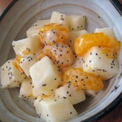Mandarin Orange Jicama Salad With Poppy Seed Dressing