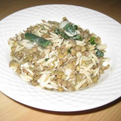 Orecchiette With Lentils, Mint  and Feta