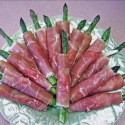 Asparagus Wrapped Wth Prosciutto