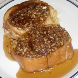 French Toast With Praline Topping