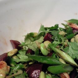 Edamame Salad With Baby Beets & Greens