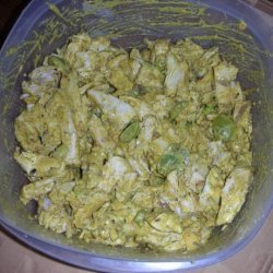 Chicken Salad Curry With Na'an