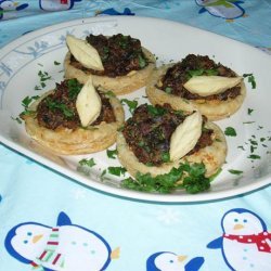 Wild Mushroom and Leek Galettes (Open Faced Pies)