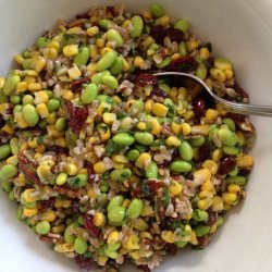 Roasted Corn and Edamame Salad