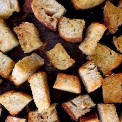 Garlic Croutons with Thyme
