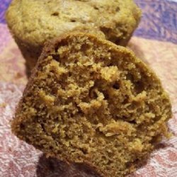 Pumpkin Muffins With Crystallized Ginger