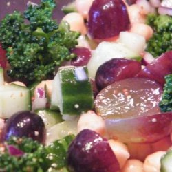 Broccoli, Grape and Chickpea Salad
