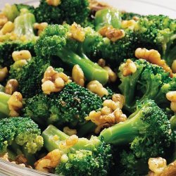 Broccoli With Walnut-garlic Butter