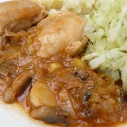 Chicken With Leeks and Mushrooms