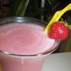 Frozen Strawberry Banana Colada