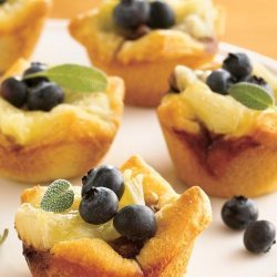 Blueberry, Walnut and Brie Tartlets