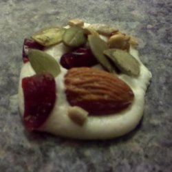 White Chocolate Palettes With Dried Fruit and Nuts