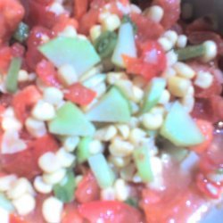 Chayote, Corn & Tomato Salad