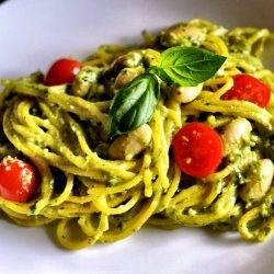 Avocado Pesto Pasta - Vegan