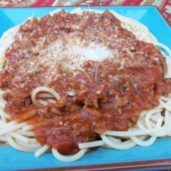 Semi-Homemade Crock Pot Spaghetti Sauce
