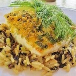 Herb-crusted Halibut
