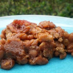 Three Meat Baked Beans