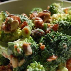 Beer-Nut Broccoli Salad