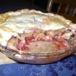Layered Apple Cranberry Pie