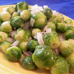 Brussels Sprouts in Onion Butter
