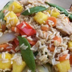 Loaded up Sweet & Sour Chicken With Brown Rice (Lite-Bleu)