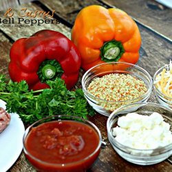 Turkey & Couscous Stuffed Bell Peppers