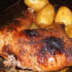 Glazed Grilled Turkey - Barbecue