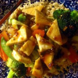 Orange Chicken Style Tofu