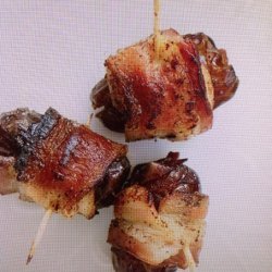 Bacon wrapped Chicken Livers