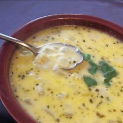 Creamy Green Chili and Cheese Soup