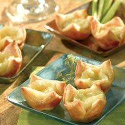 Brie and Walnut Tartlets