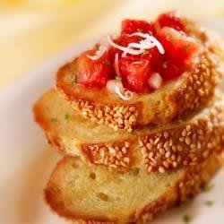 Tomato-Cheese Bruschetta