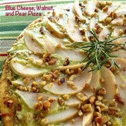 Blue Cheese, Walnut, and Pear Pizza