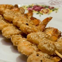 Sesame Prawn (Shrimp) Skewers
