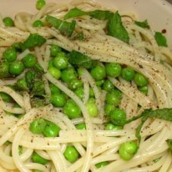 Summer Pasta With Peas & Mint