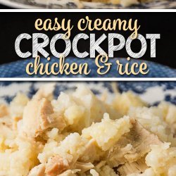 Easy Crock Pot Chicken and Rice