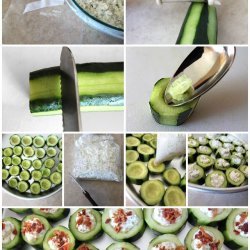 Stuffed Cucumber Snacks