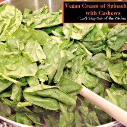  Cream  of Spinach Soup (Vegan)