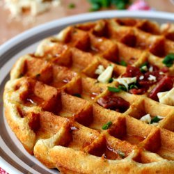 Cheese and Bacon Waffles